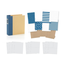 Simple Stories SN@P! Binder 6x8 Inch Navy (10773)